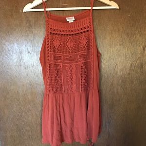 Embroidered tank top [NEW without tags]